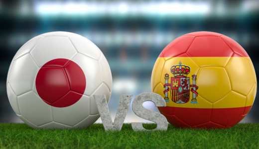サッカーW杯（日本vsスペイン戦）